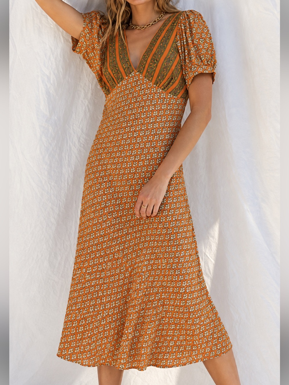 Jen’s Pirate Booty Daisy Circle Daydream Flame Dress